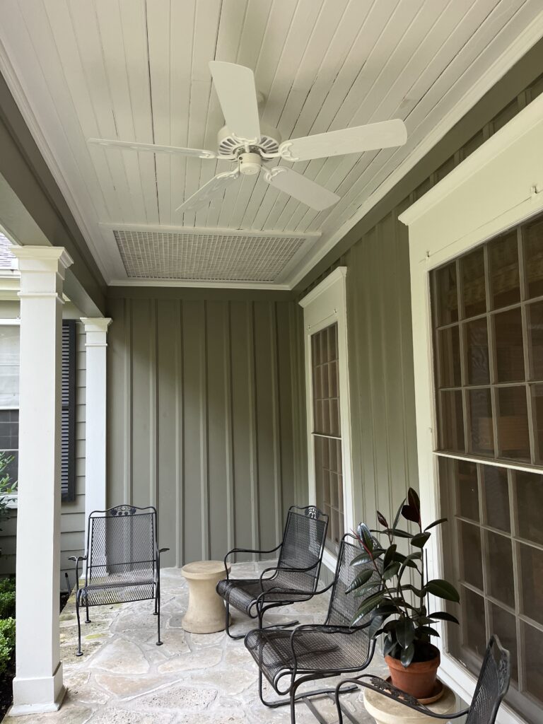 Outdoor Ceiling Fan Replacement in Austin