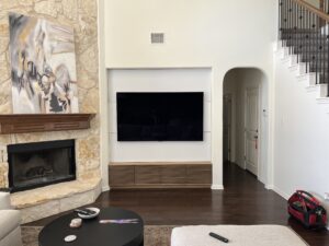 Media Alcove Installation in Austin