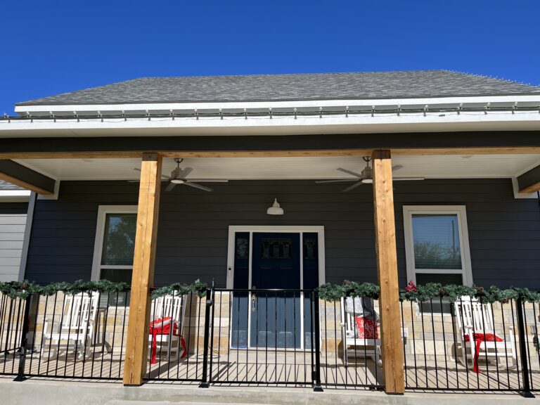 Porch Post and Railing Upgrade in Buda