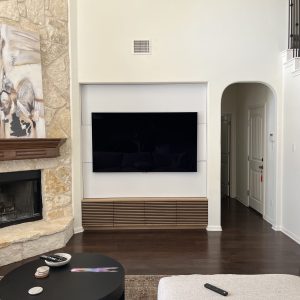 Media Alcove Installation in Austin