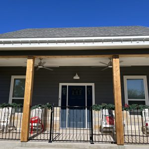 Porch Post and Railing Upgrade in Buda